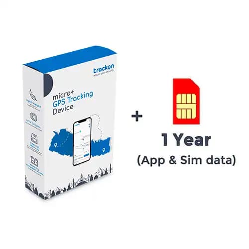 Trackon Micro Plus (App Subscription + SIM Data)